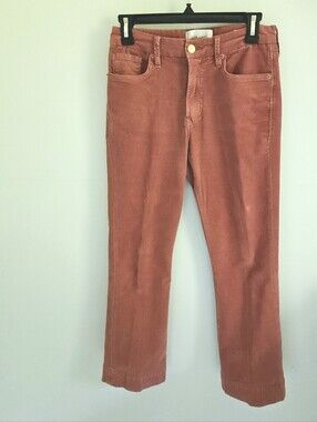 Dear John Jeanne Flare Corduroy Pants Coral
